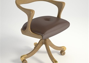 一个现代办公椅设计3DMAX模型