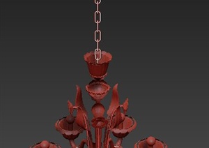一盏室内吊灯设计3DMAX模型