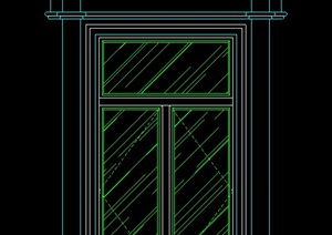 某个窗台设计CAD立面图