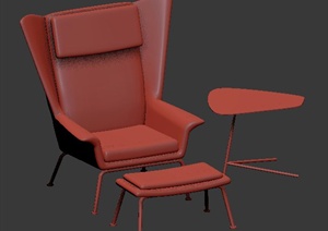 室内现代休闲沙发3dmax模型