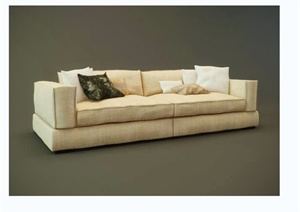 现代简约沙发设计3DMAX模型