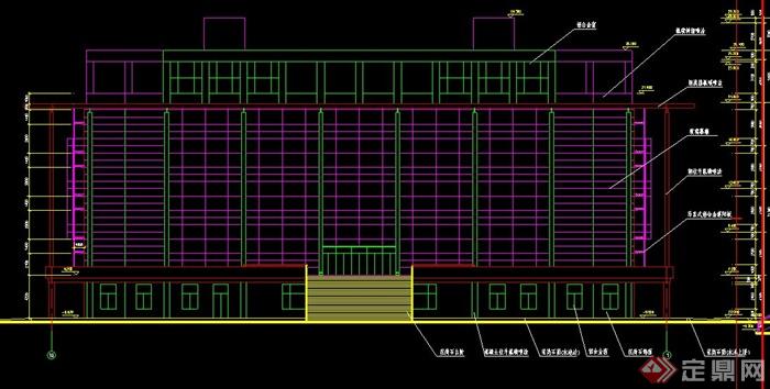 某学校六层教学楼建筑设计方案图纸(1)