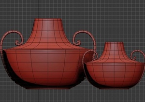 某 现代中式装饰品摆设花瓶设计3DMAX模型