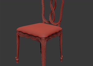 室内装饰椅子3dmax精致模型