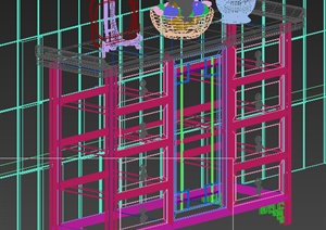中式-备餐柜3DMAX 单体模型