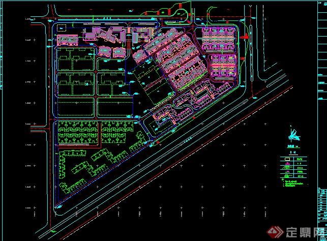 某万科第五园一期住宅建筑施工CAD图(1)