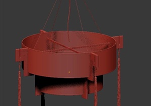 一个中式吊灯设计3DMAX模型
