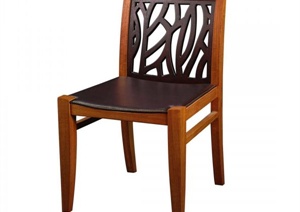 一个东南亚风格餐椅设计3DMAX模型