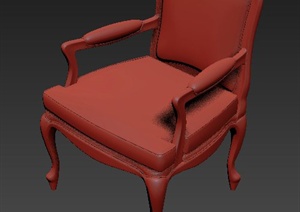 室内装饰欧式椅子3dmax模型