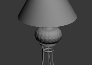 某个台灯设计3DMAX模型
