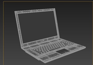 笔记本电脑3DMAX模型