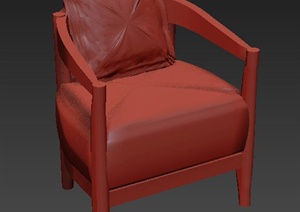 东南亚风格休闲椅3dmax模型