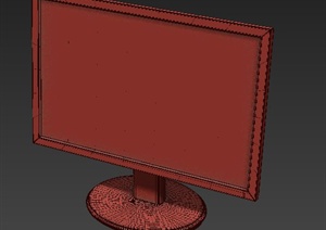 台式电脑显示屏设计3DMAX模型