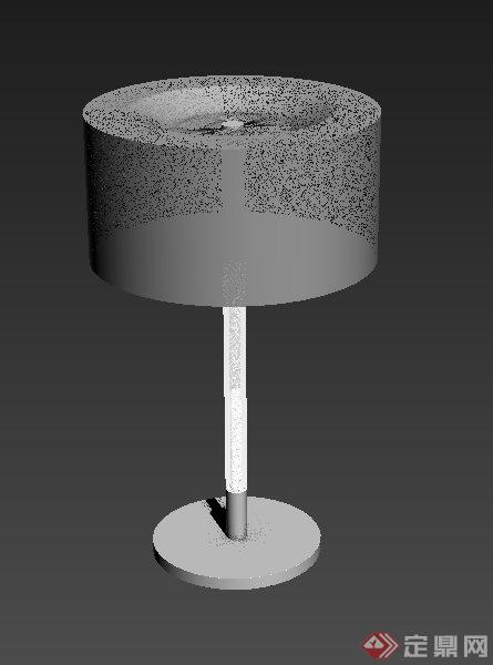 一盏现代金属灯设计3DMAX模型(1)