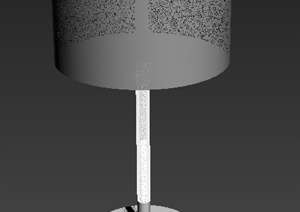 一盏现代金属灯设计3DMAX模型