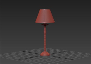 某现代铁艺台灯设计3DMAX模型