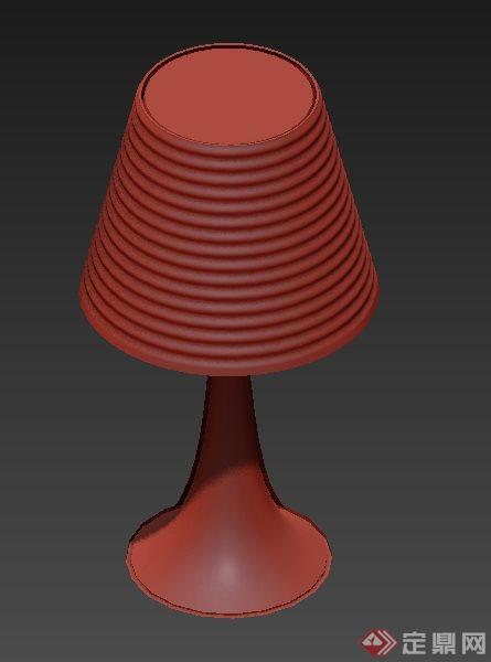 某盏现代金属灯设计3DMAX模型(1)