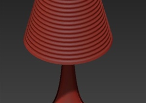 某盏现代金属台灯灯设计3DMAX模型