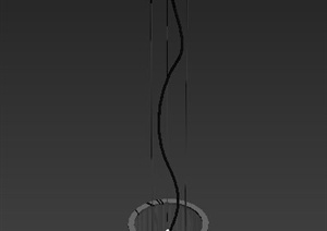 现代金属吊灯设计3DMAX模型