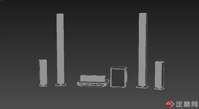 多款音响设计3DMAX模型(1)