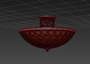 某现代室内吊灯方案设计3DMAX模型