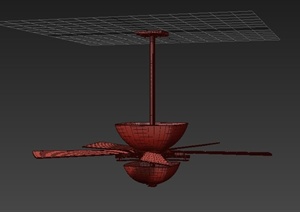 某铁制风扇设计3DMAX模型