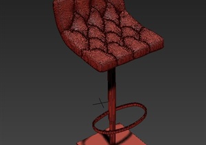 一个吧台椅设计3DMAX模型