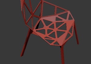 现代风格椅子3dmax模型