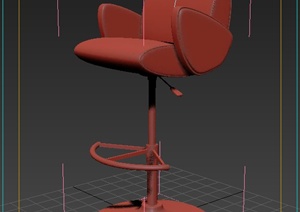 一个柜台椅设计3DMAX模型