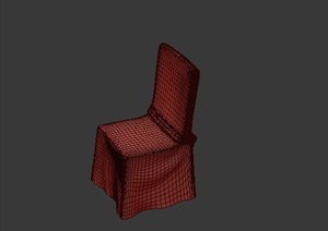 某酒店单椅设计3DMAX模型