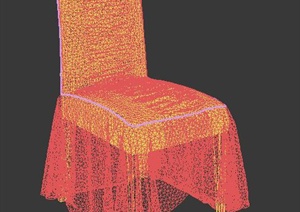 现代单个座椅3DMAX模型