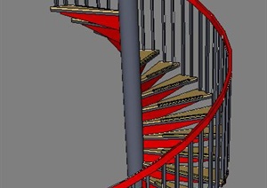 多个楼梯设计SU(草图大师)模型