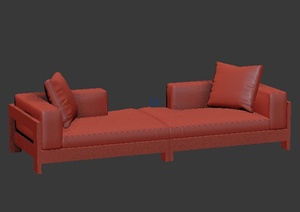 室内装饰现代沙发3dmax模型