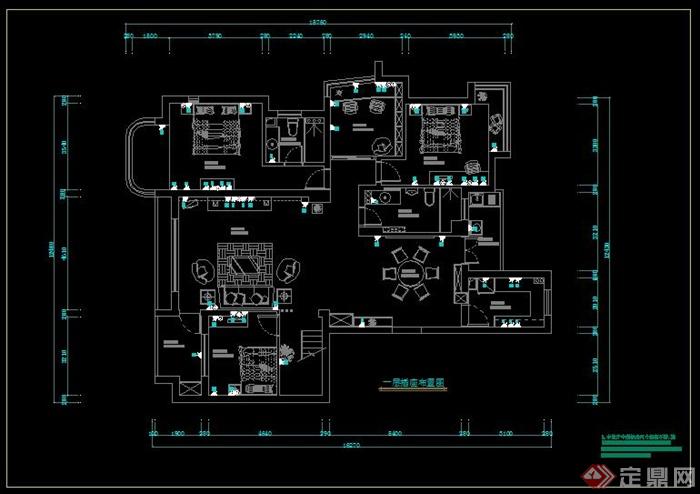 现代别墅住宅空间室内设计施工图(1)