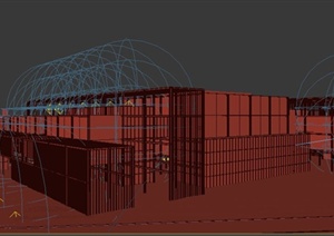 某地博物馆建筑设计3DMAX模型