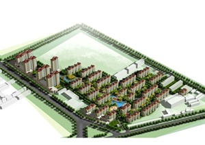 临沂复丰国际住宅规划设计方案文本（带CAD）