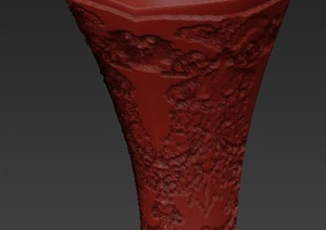 一个花瓶设计MAX模型
