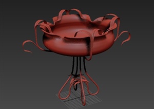 一个花盆设计3DMAX模型