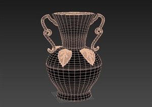 某室内装饰瓷器花瓶设计3DMAX模型