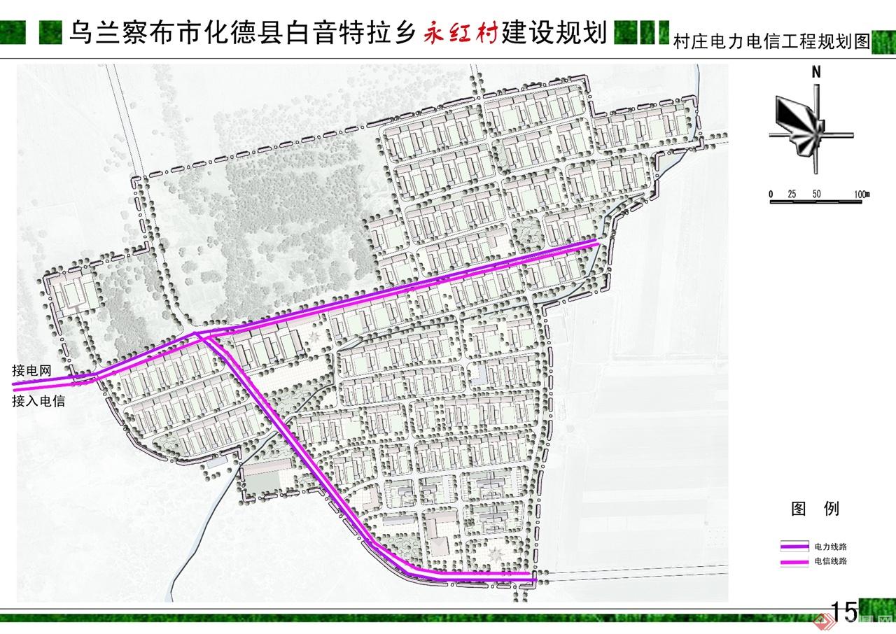 15村庄电力电信规划图