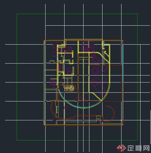 萨伏伊别墅建筑设计CAD方案图（带SU模型）(4)