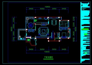 现代住宅室内户型设计CAD平面图