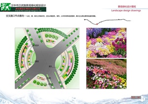 陕西省汉中市某道路景观绿化设计JPG文本