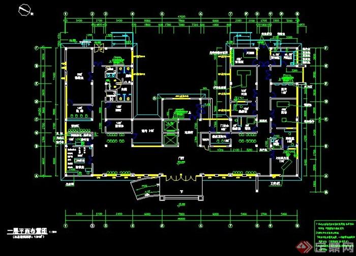 某医院一层室内设计方案图(1)