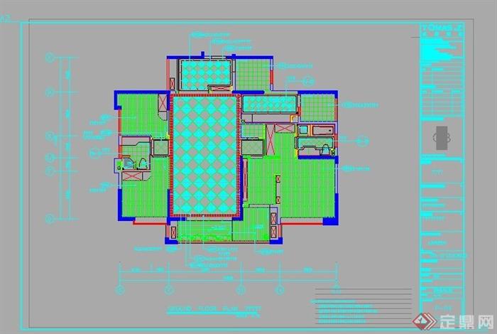 某欧式风格小区住宅空间样板房室内设计JPG图片(3)