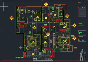 某住宅家装设计CAD施工图