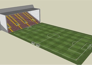 某足球场看台建筑设计SU(草图大师)模型