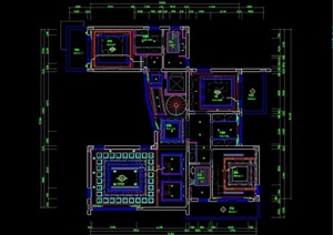 某一室一厅住宅空间室内设计CAD施工图