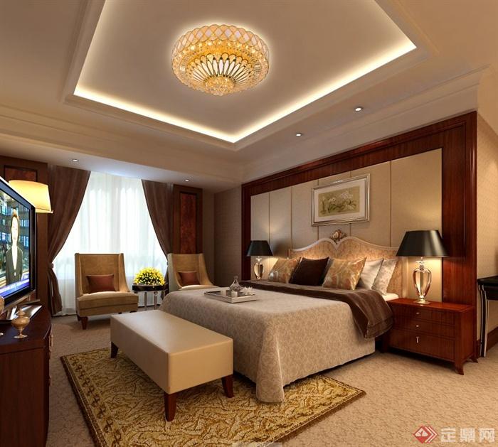 深圳某高端空中别墅装饰设计CAD施工图(含效果图和部分模型)(2)