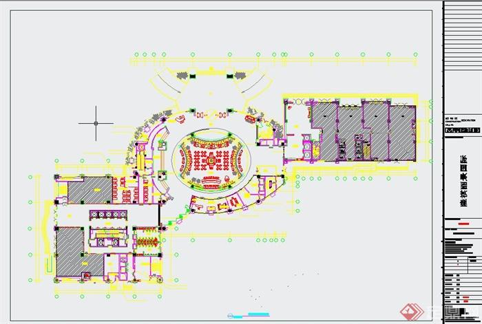 昆山丽景国际酒店装饰设计CAD施工图（附效果图）(5)